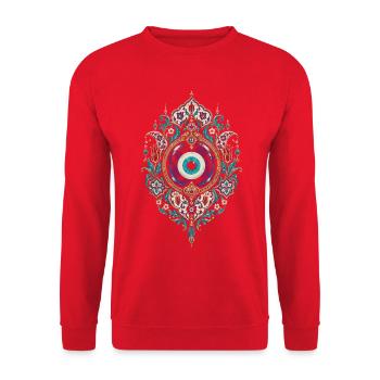 Türkei Türken Türkin Türke Türkiye - Unisex Pullover - Rot - Vorne - Alina (178cm) & Michal (187cm)