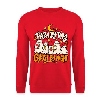 Ghost by Night Parade - Unisex Pullover - Rot - Vorne - Alina (178cm) & Michal (187cm)