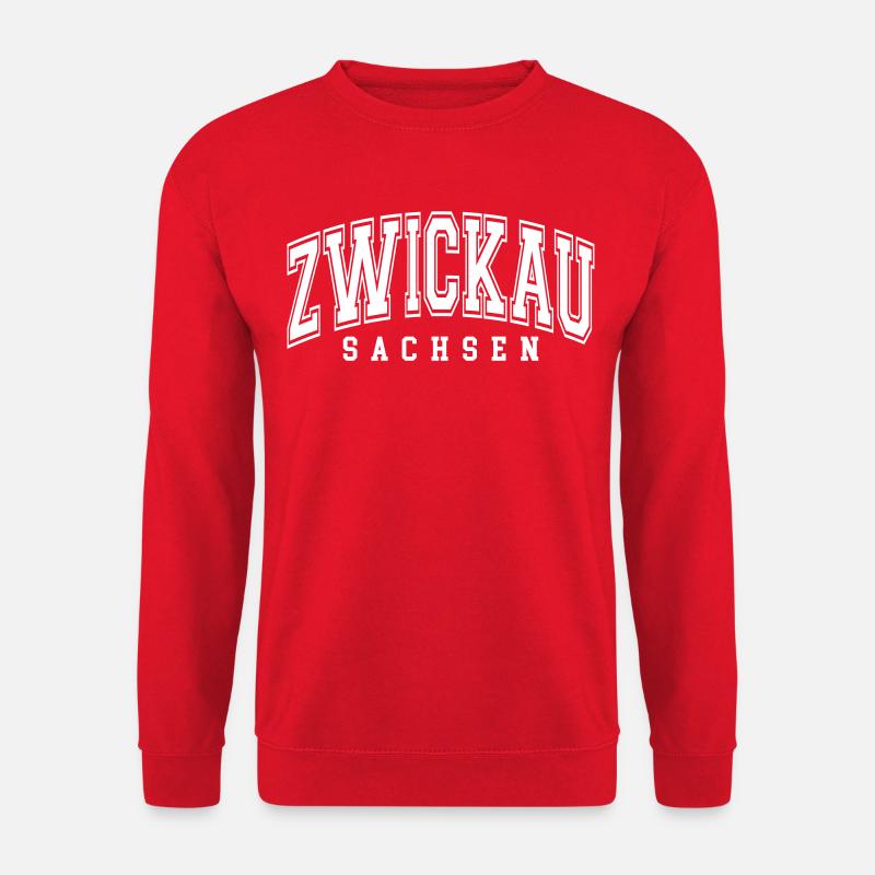 Zwickau - Unisex Pullover - Rot