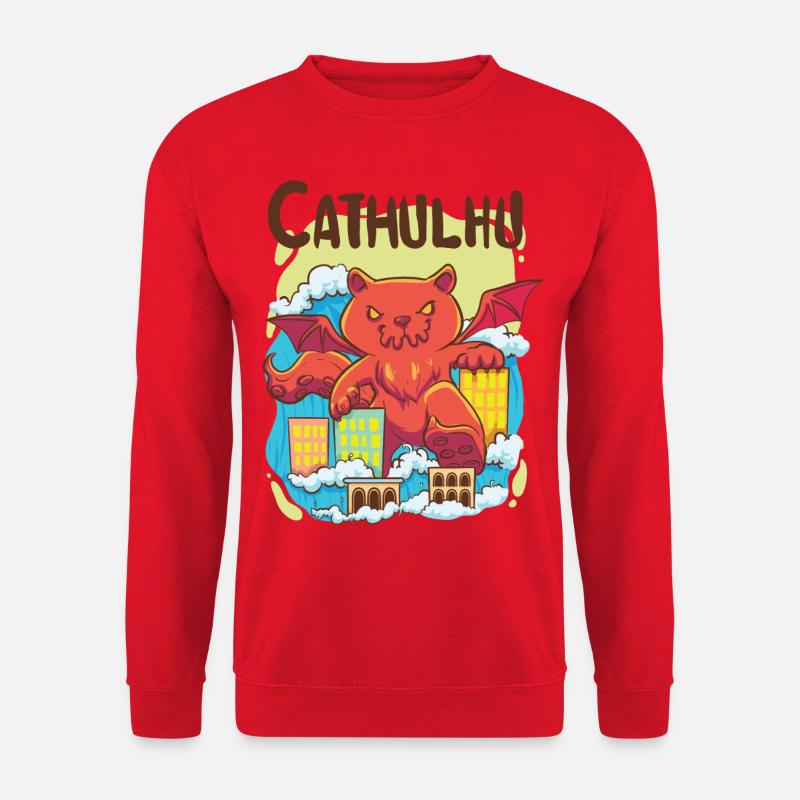 Cathulhu - Unisex Pullover - Rot