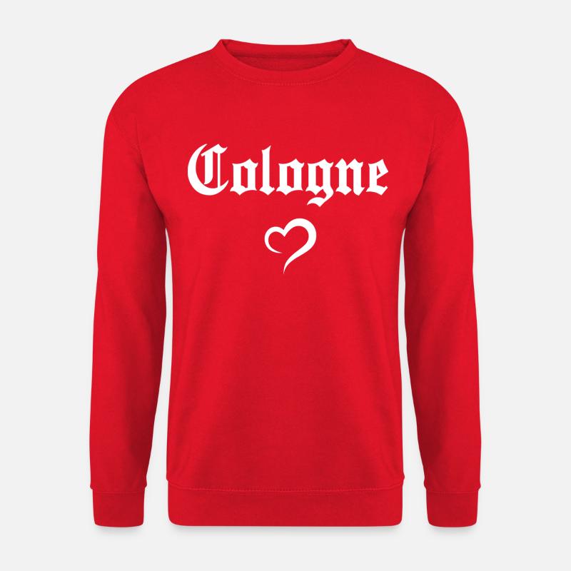 Köln Cologne Karneval Love - Unisex Pullover - Rot