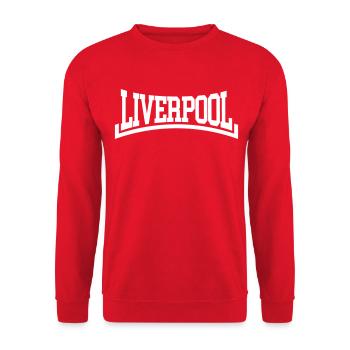 Liverpool - Unisex Sweatshirt - red - Front - Alina (178cm) & Michal (187cm)