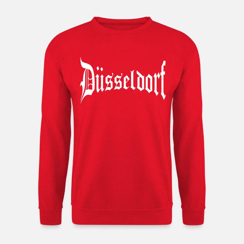 Dusseldorf - Sweat-shirt Unisexe - rouge