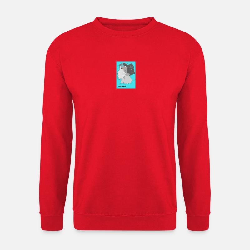 Germany Gradient Map - Unisex Sweatshirt - red