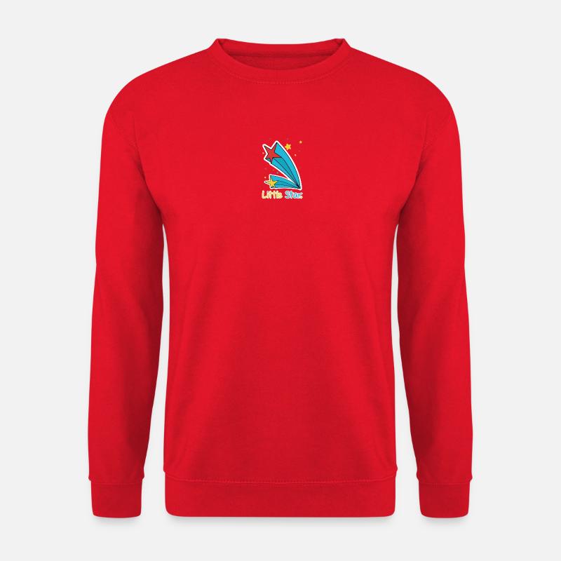 Little Star Shooting Comet Illustration - Unisex Sweatshirt - red