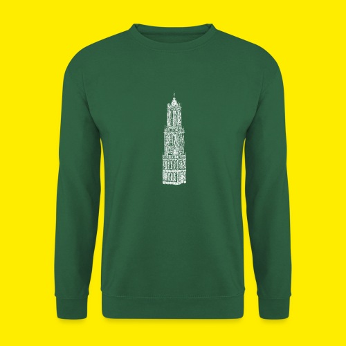 Utrecht Domtoren in line-art - Uniseks sweater