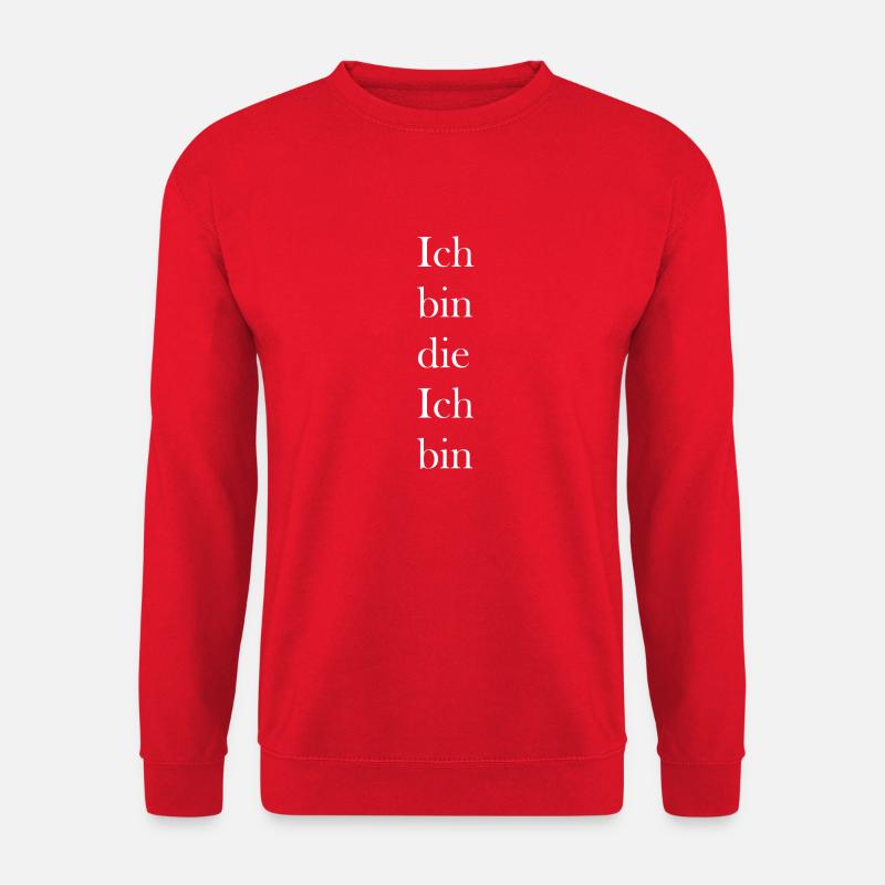 Ich bin die Ich bin - Unisex Pullover - Rot