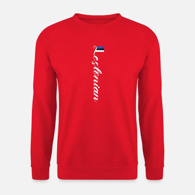 Estland - Unisex Pullover - Rot