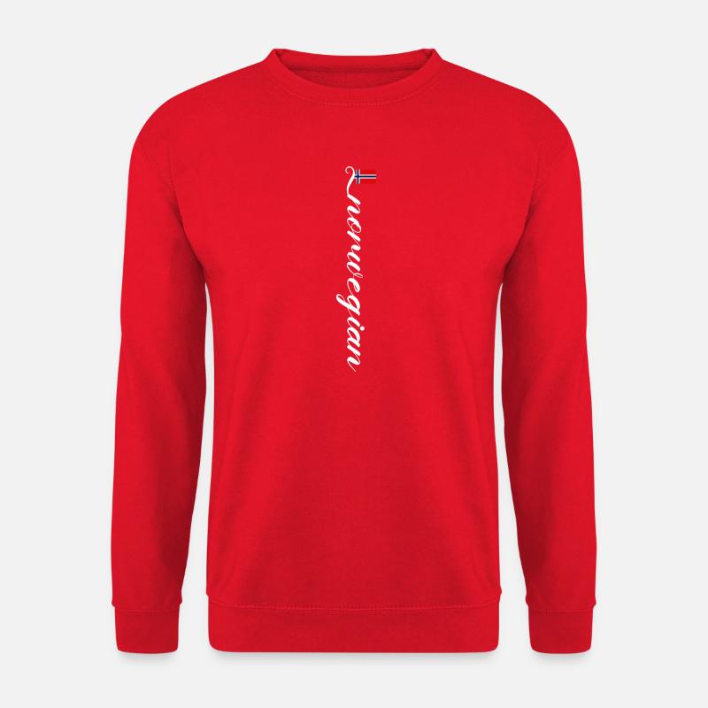 Norwegen - Unisex Pullover - Rot