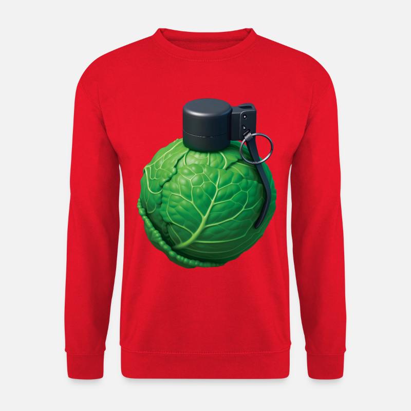 CABBAGE GRENADA - Belgium - Unisex Sweatshirt - red