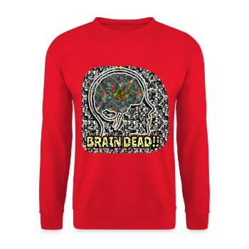 Cerveau Daed !! - Sweat-shirt Unisexe - rouge - Devant - Alina (178cm) & Michal (187cm)