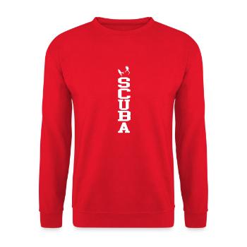 Cadeau de plongée - Sweat-shirt Unisexe - rouge - Devant - Alina (178cm) & Michal (187cm)