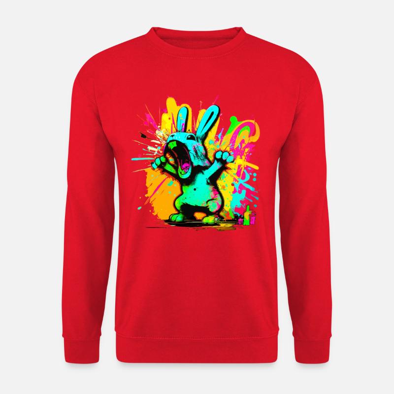 Cool Rabbit - Unisex Sweatshirt - red