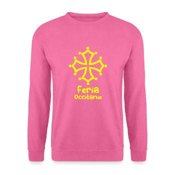 Feria Occitanie - Sweat-shirt Unisexe - rose - Devant