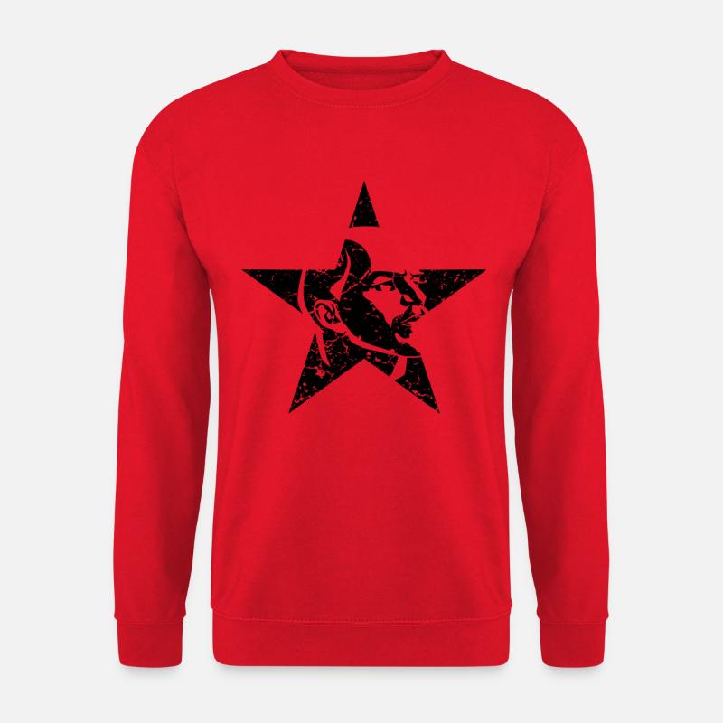 Lenin Soviet Union Communism - Unisex Sweatshirt - red