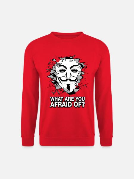 What are you afraid of? - Unisex Sweatshirt - red