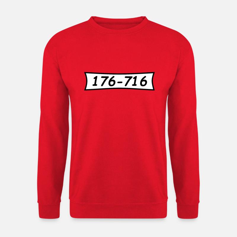 Panzerknacker number 176 716 - Unisex Sweatshirt - red