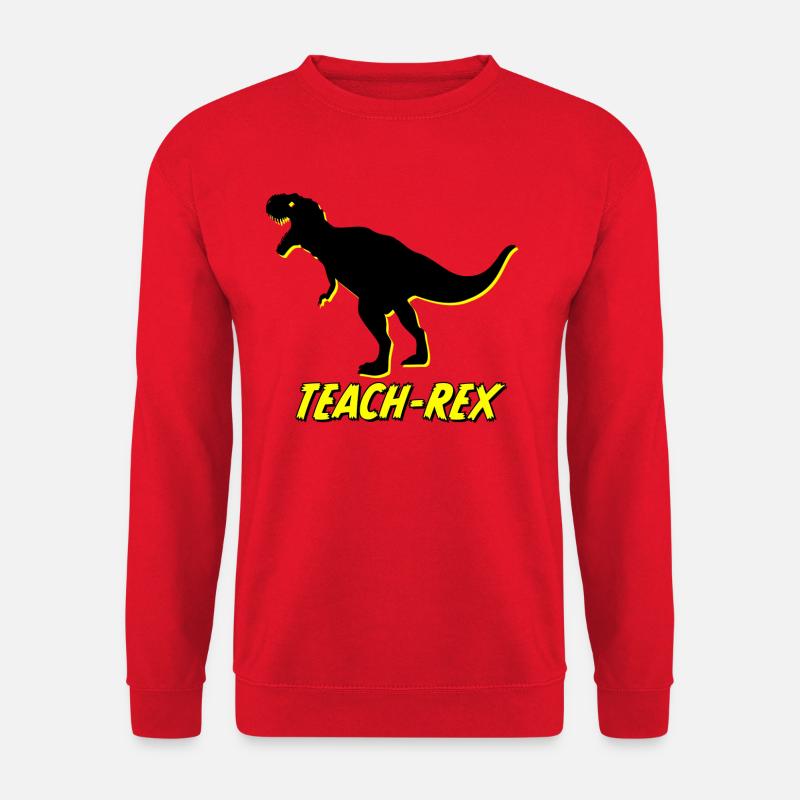 Teach-Rex - Unisex Pullover - Rot