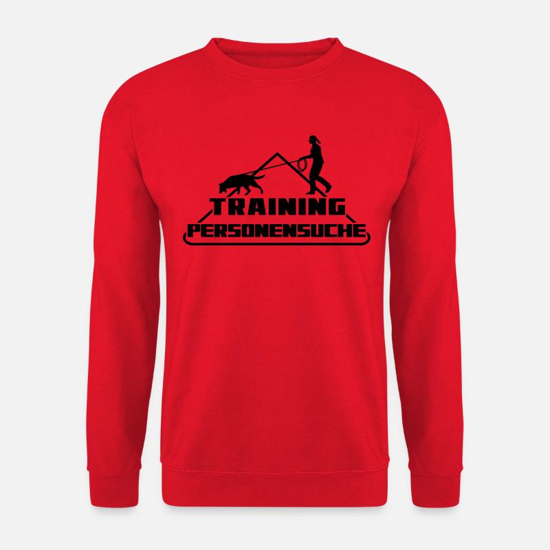 TRAINING PERSONENSUCHE FRAU - Unisex Pullover - Rot