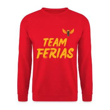 fete de bayonne team ferias - Sweat-shirt Unisexe - rouge - Devant - Alina (178cm) & Michal (187cm)