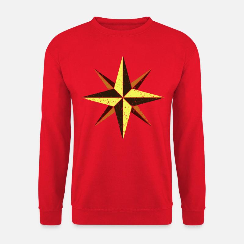 Kompass - Unisex Pullover - Rot