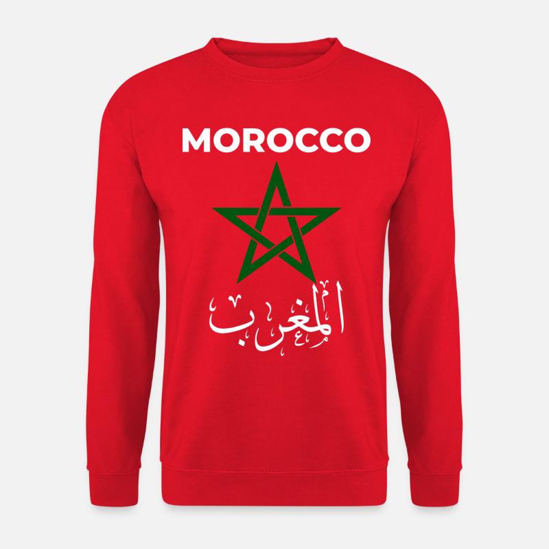 Marokko - Unisex Pullover - Rot