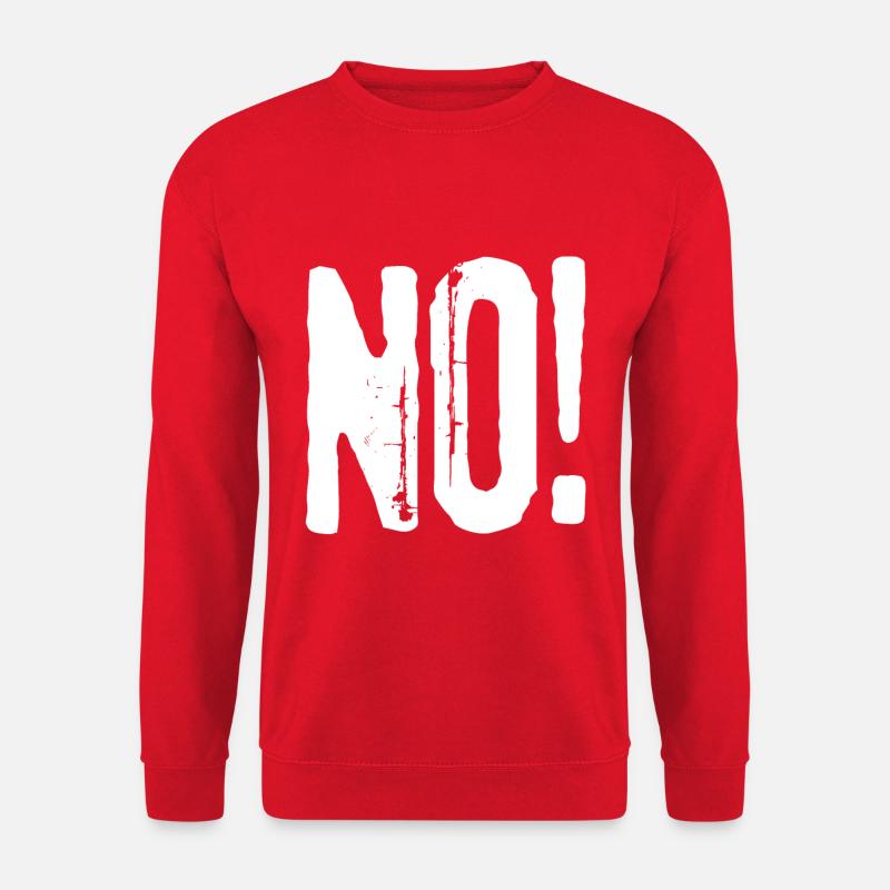 NO! - Unisex Sweatshirt - red