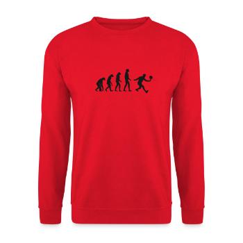 Evolution Padel Design for all black padel - Unisex Sweatshirt - red - Front - Alina (178cm) & Michal (187cm)