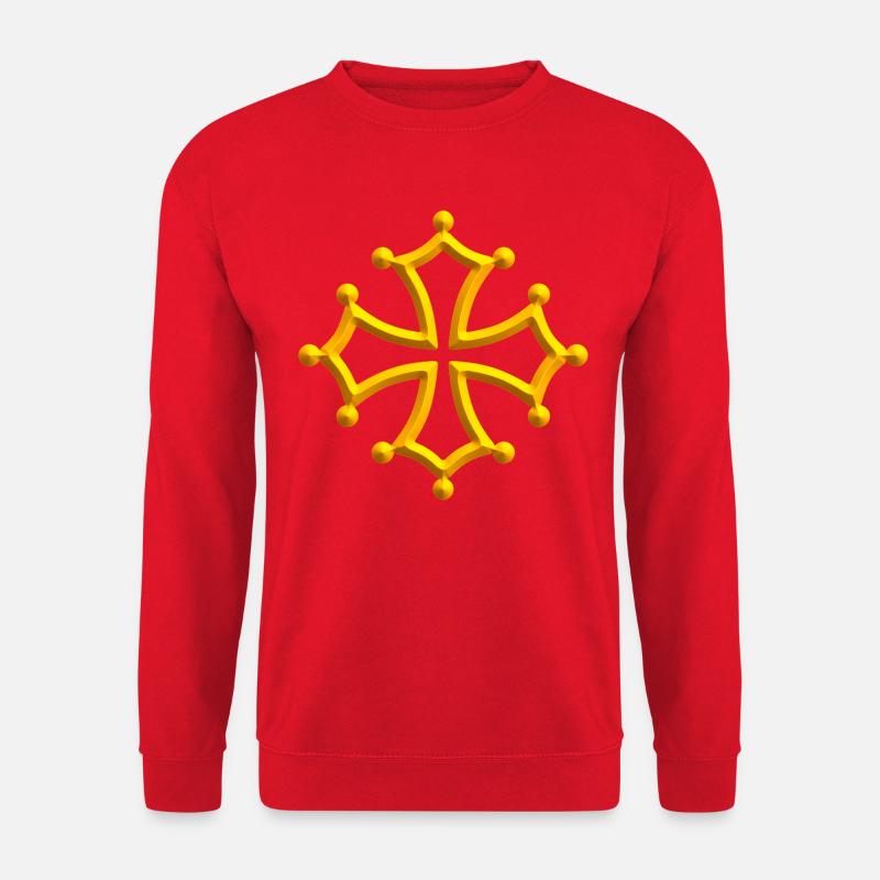 occitania Quer - Unisex Pullover - Rot