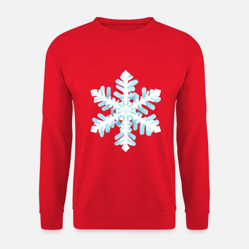 Schneestern - Unisex Pullover - Rot