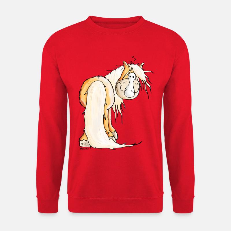 Goldiger Haflinger - Unisex Pullover - Rot