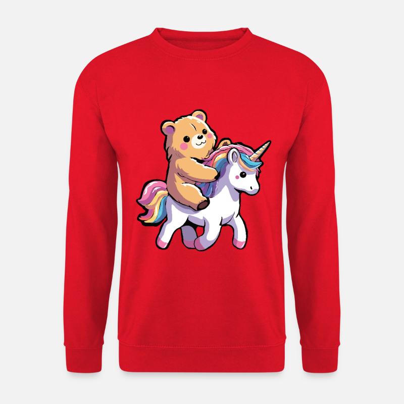 Einhorn - Unisex Pullover - Rot