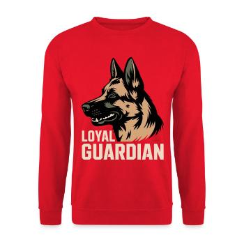 Gardien loyal - Sweat-shirt Unisexe - rouge - Devant - Alina (178cm) & Michal (187cm)