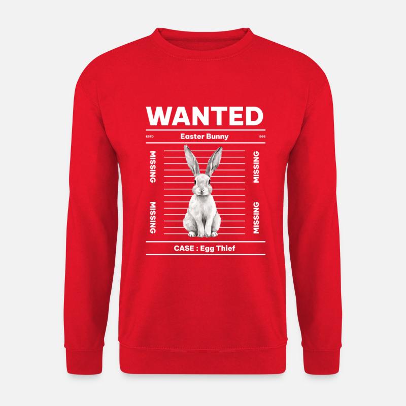 Wanted Ostern Häschen - Unisex Pullover - Rot