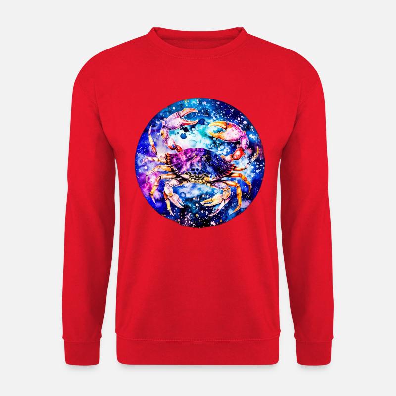 Sternzeichen Krebs - Unisex Pullover - Rot