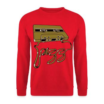 Cassette Jazz flex - Unisex Pullover - Rot - Vorne - Alina (178cm) & Michal (187cm)