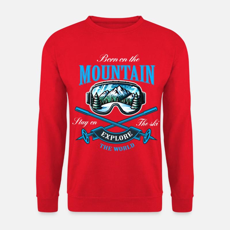 Winter Wonderland: Ski & Snowboard - Unisex Pullover - Rot