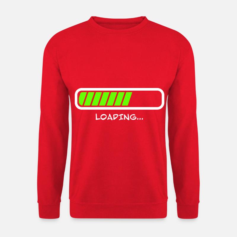 Charging Bar Charging Waiting - Unisex Sweatshirt - red