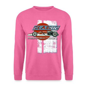 Sport automobile historique | Course - Sweat-shirt Unisexe - rose - Devant