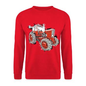 MTS52 - Unisex Pullover - Rot - Vorne - Alina (178cm) & Michal (187cm)
