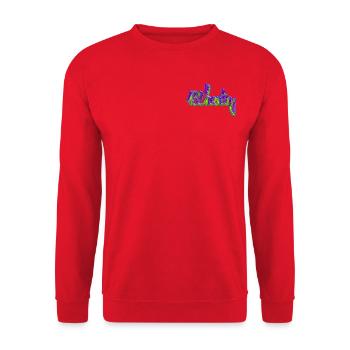 432hertz - Sweat-shirt Unisexe - rouge - Devant - Alina (178cm) & Michal (187cm)