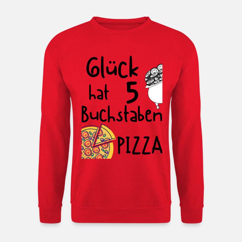 Pizza - Unisex Pullover - Rot