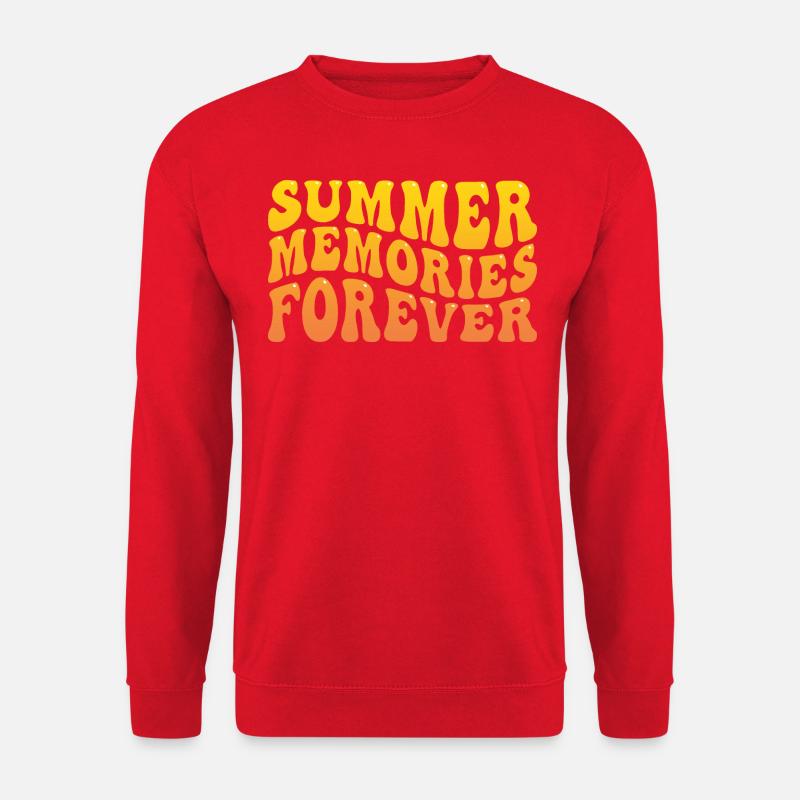 Summer Memories Graphic - Unisex Sweatshirt - red