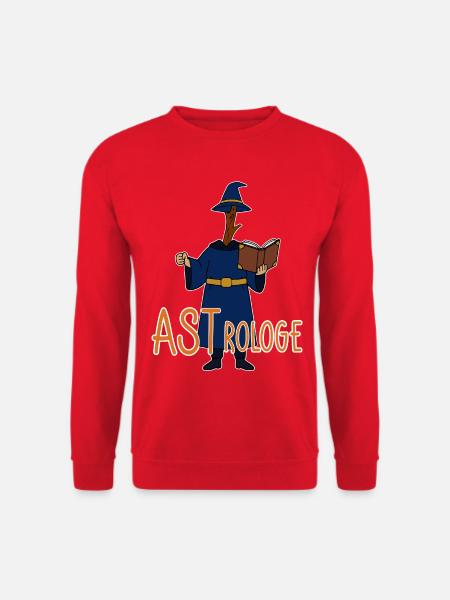 Astrologe Wortwitz - Unisex Pullover - Rot
