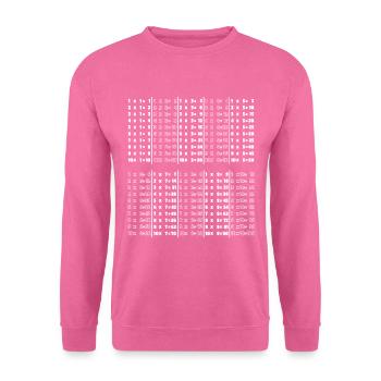Tables de multiplication - Sweat-shirt Unisexe - rose - Devant