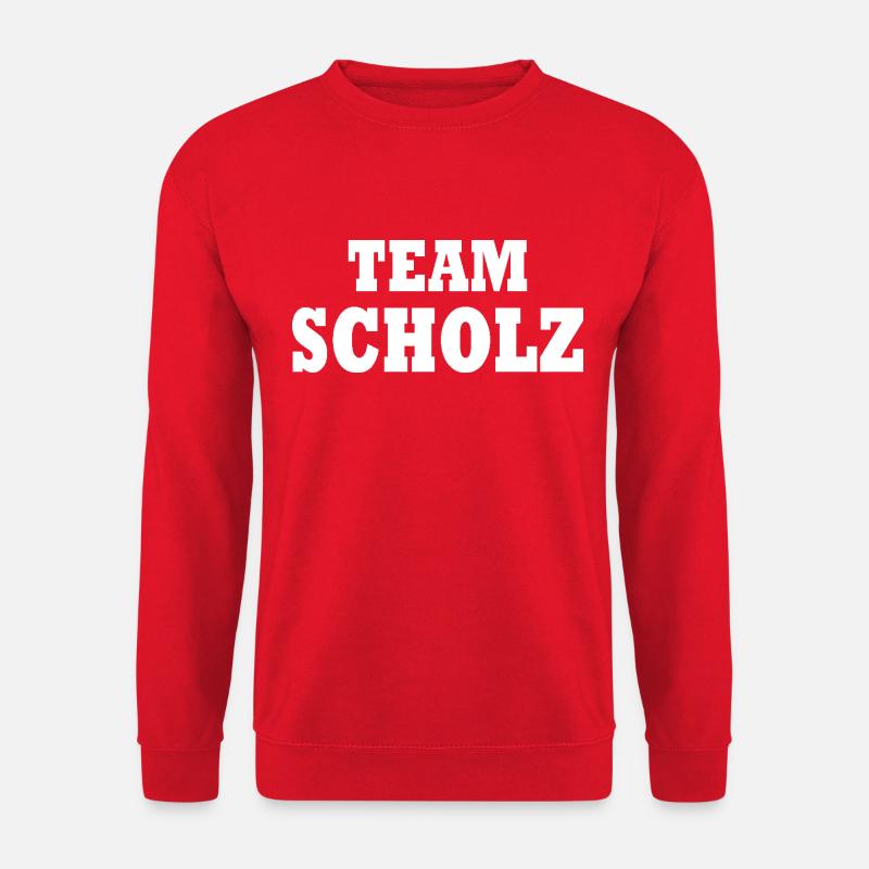 olaf scholz - Unisex Pullover - Rot