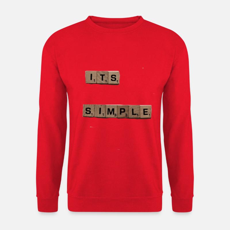 ENTSPANNT - Unisex Pullover - Rot