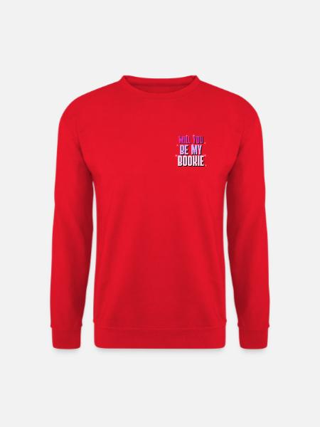 Will You Be My Bookie - Unisex Pullover - Rot
