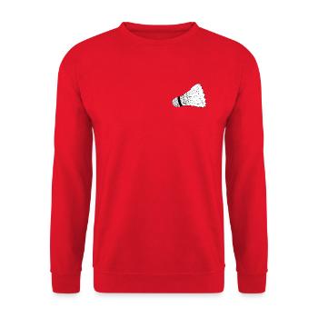 Volant de badminton - Sweat-shirt Unisexe - rouge - Devant - Alina (178cm) & Michal (187cm)
