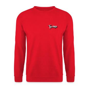 Tenöse - Unisex Pullover - Rot - Vorne - Alina (178cm) & Michal (187cm)